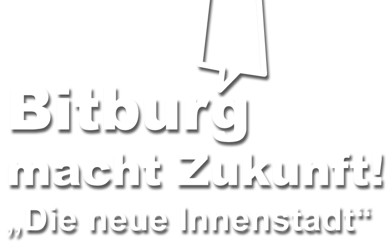 Bitburg macht Zukunft Die neue Innenstadt Logo